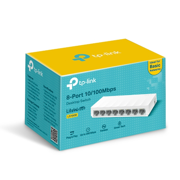 HUB TP-LINK 8PORT 10\100MBPS LS1008 HUB TP-LINK 8PORT 10\100MBPS LS1008